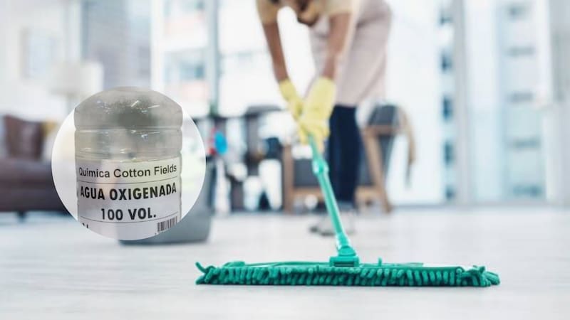 La limpieza de pisos con agua oxigenada se volvió muy popular