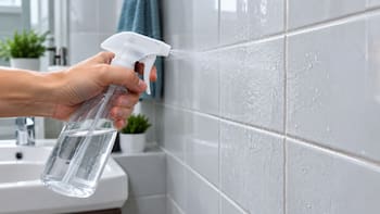 Rociar agua oxigenada en los azulejos del baño una vez al mes: para qué sirve y por qué lo recomiendan