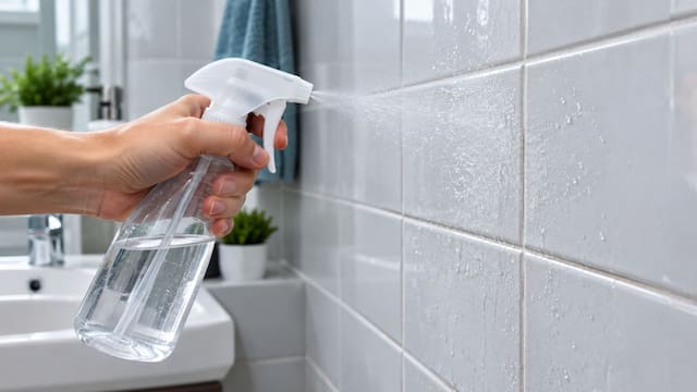 Rociar agua oxigenada en los azulejos del baño una vez al mes: para qué sirve y por qué lo recomiendan