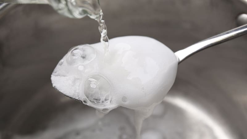 Agua oxigenada con bicarbonato