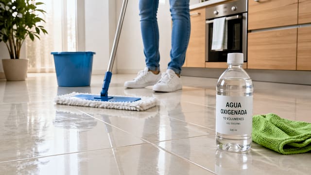 Para qué sirve tirar agua oxigenada en los pisos y por qué lo recomiendan
