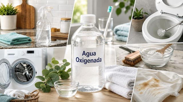 Las 9 formas de usar agua oxigenada en tu casa: para qué sirve y por qué lo recomiendan
