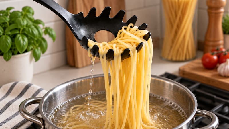 Para qué sirve el agujero que tienen las cucharas para cocinar y cómo se puede aprovechar.