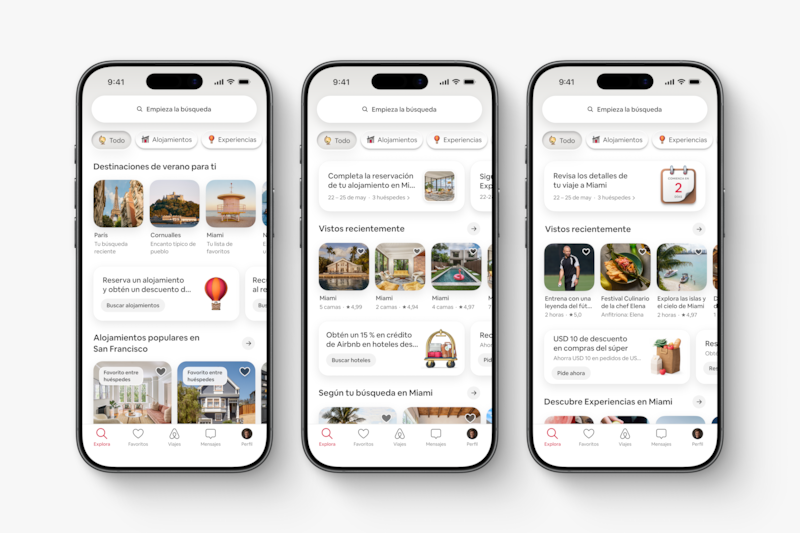 La plataforma de alojamientos agrega nuevas categorías de servicios y experiencias para el usuario