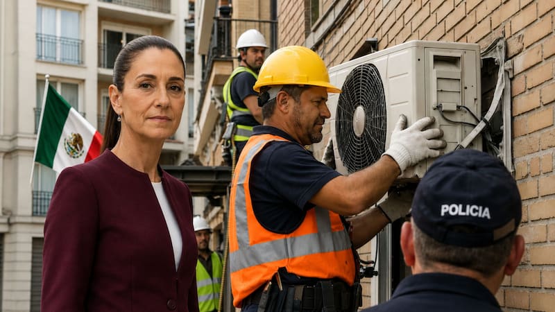 Oficial | El Gobierno multará a quienes tengan el aire acondicionado en la fachada y exigirá su retiro inmediato por incumplir el artículo 21 de la Ley de Propiedad
