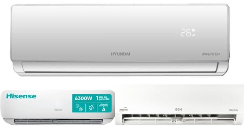 Las ofertas incluyen modelos split, inverter, portátiles y de ventana.