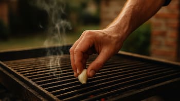 Frotar un Diente de Ajo sobre la Parrilla | Para qué sirve y en qué momento hacerlo