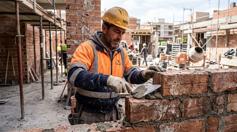 Cuánto gana un albañil en octubre 2026.