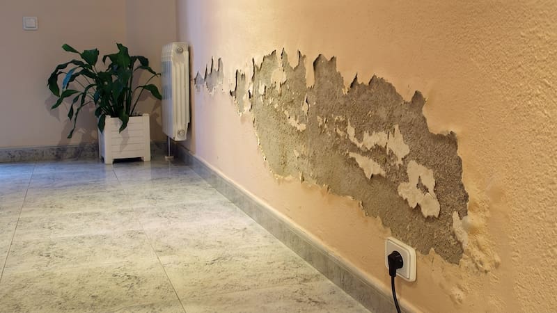 Un albañil enseña cómo arreglar una pared húmeda con una técnica fácil sin derribar toda la mampostería.