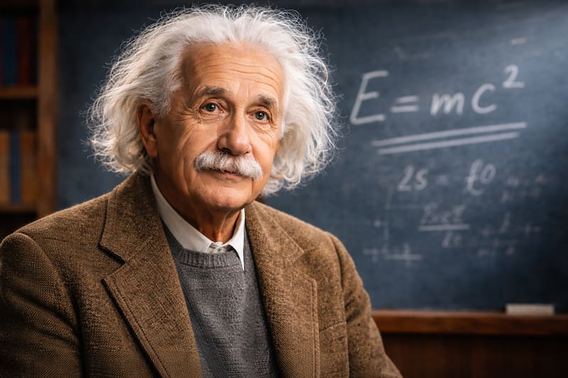 Su frase planteaba una relación de complementariedad: la ciencia necesitaba una orientación ética y la religión debía mantenerse en diálogo con el conocimiento científico. (Fuente: Representación creada con IA)