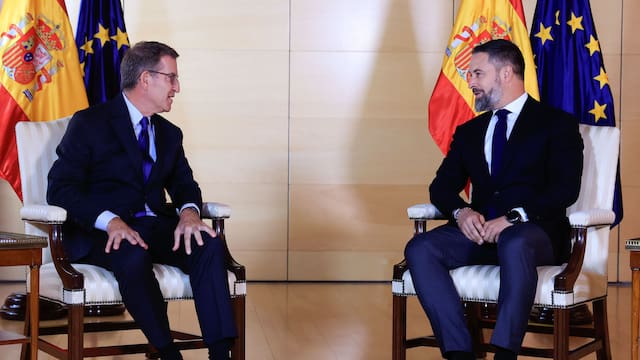 ¿Peligra la alianza entre Vox y el PP? Abascal desacredita el documento marco del PP para negociar con Vox la gobernabilidad en diferentes regiones