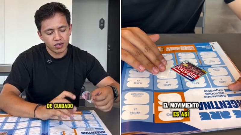 Cómo tenés que despegar una figurita mal pegada si no querés arruinar la hoja.