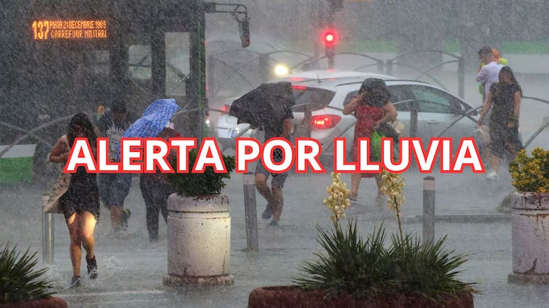 Se aproxima el diluvio del año este fin de semana: tormentas con granizo y fuertes lluvias con ráfagas de viento.
