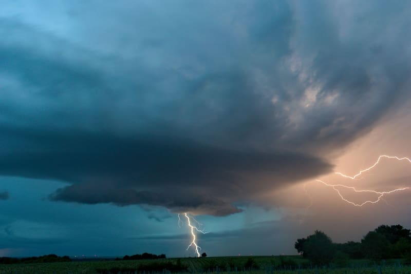 El NWS anunció la llegada de una fuerte tormenta para el comienzo de la semana. Fuente: Shutterstock.