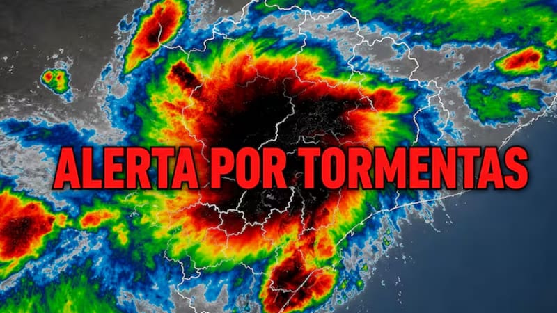 Se aproxima un diluvio de agua helada este martes 25.