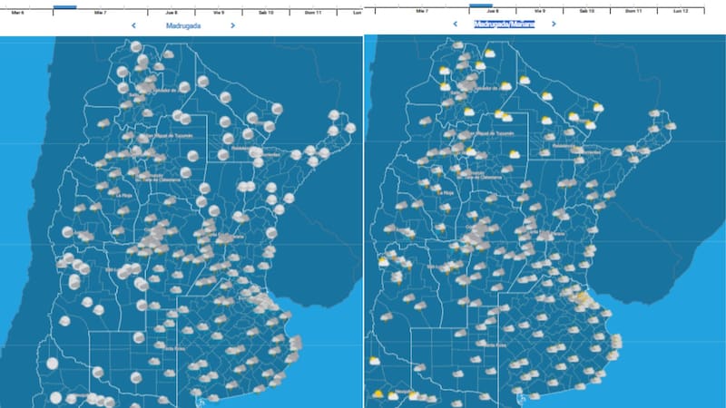 Alerta máxima por una ciclogénesis que partirá el cielo y traerá un diluvio en estas provincias. Foto: SMN