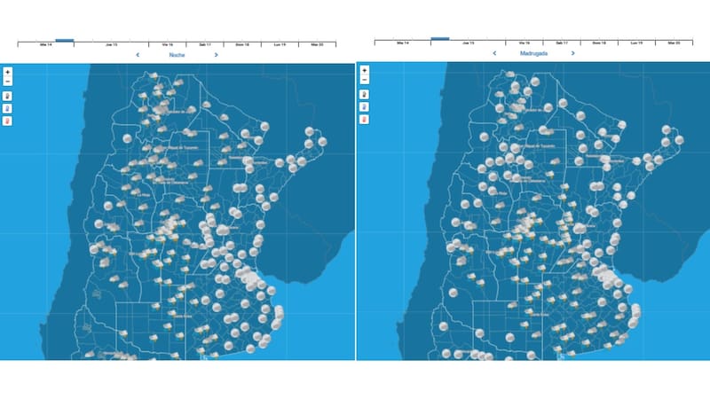 Alerta meteorológica por lluvias torrenciales y tormentas eléctricas por 6 días seguidos: las zonas afectadas. Foto: SMN