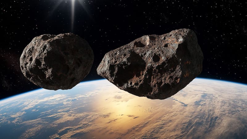 Alerta mundial: la NASA advirtió que dos asteroides del tamaño de una casa se están acercando a la Tierra, ¿cuándo será el impacto? Foto: Reuters
