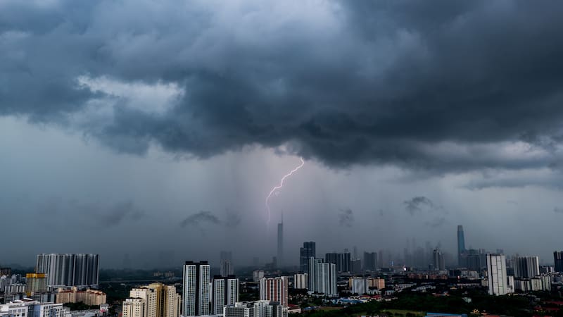 Se aproximan fuertes tormentas este miércoles 7.
