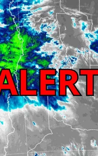Se aproxima el diluvio del año este miércoles 19 de agosto: fuertes tormentas con granizo y vientos de hasta 70 km/h en Córdoba