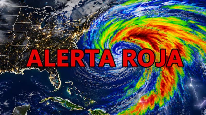 Se aproxima el diluvio histórico con 48 horas de tormentas con fuertes lluvias y ráfagas de viento.