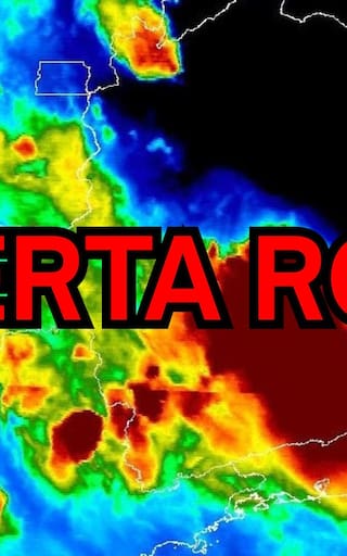 Se viene el tormentón de agosto con 48 horas seguidas de lluvias y ráfagas de viento de 70 kilómetros por hora