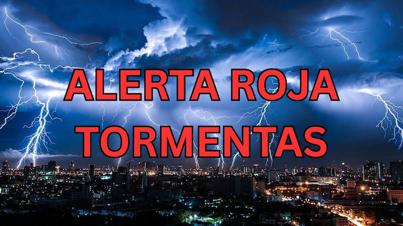 A partir de las 17 horas crecerán tormentas con granizo y reventones: estas son las provincias y ciudades afectadas
