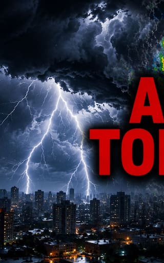 Se aproxima el diluvio del año: tormentas, granizo y ráfagas de viento de 70 km/h