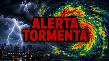 Se aproxima el diluvio del año: tormentas, granizo y ráfagas de viento de 70 km/h