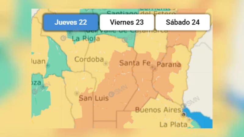 Rigen alertas meteorológicas por tormentas en diferentes partes del país.