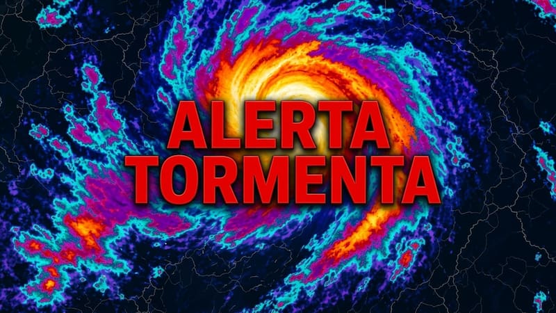 Se viene el diluvio del año el miércoles 9: fuertes lluvias, posible caída de granizo y ráfagas de viento en el sur del país