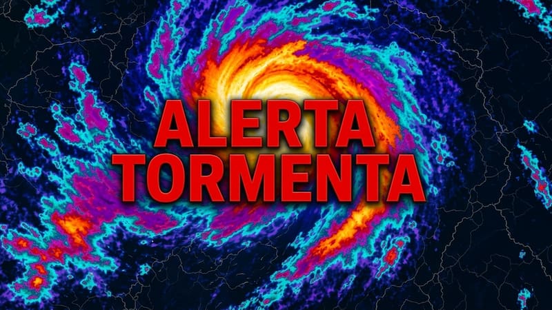 Se viene un diluvio histórico este sábado 5 y domingo 6: se esperan lluvias intensas, posible caída de granizo y fuertes ráfagas de viento.