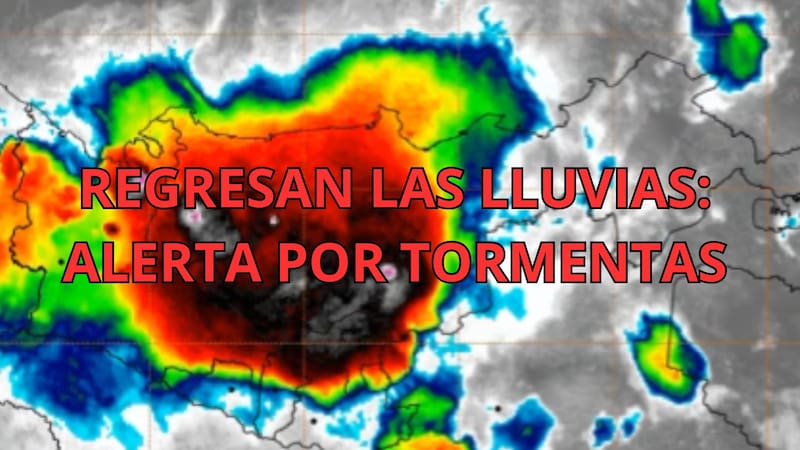 Se aproxima un diluvio histórico por 24 horas con tormentas y fuertes vientos: todas las zonas afectadas.