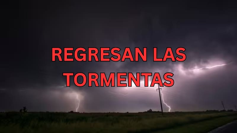 Alerta tormentas.