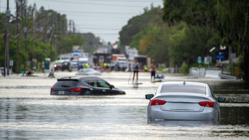 Inundaciones tras la lluvia