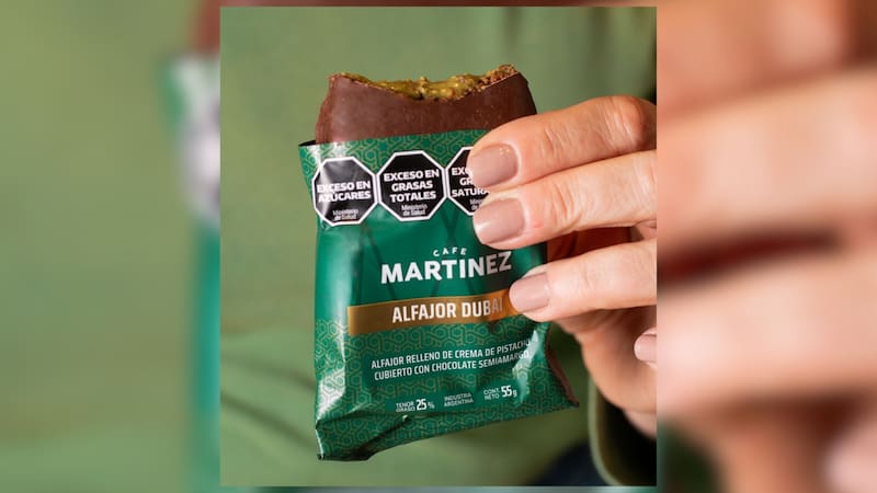 El nuevo alfajor de Café Martínez.