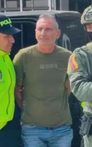 Detienen en Colombia a capo de la mafia italiana buscado en 196 países: movía droga de Suramérica a Europa