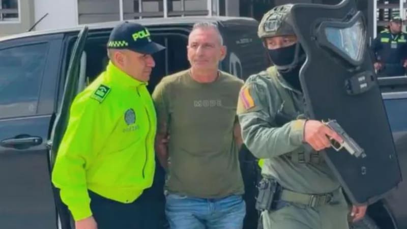 Detienen en Colombia a capo de la mafia italiana buscado en 196 países: movía droga de Suramérica a Europa.