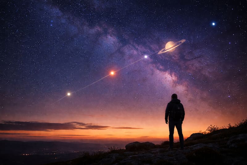 Esta es la fecha en la que se alinearán los planetas: cómo observar este fenómeno desde el país.