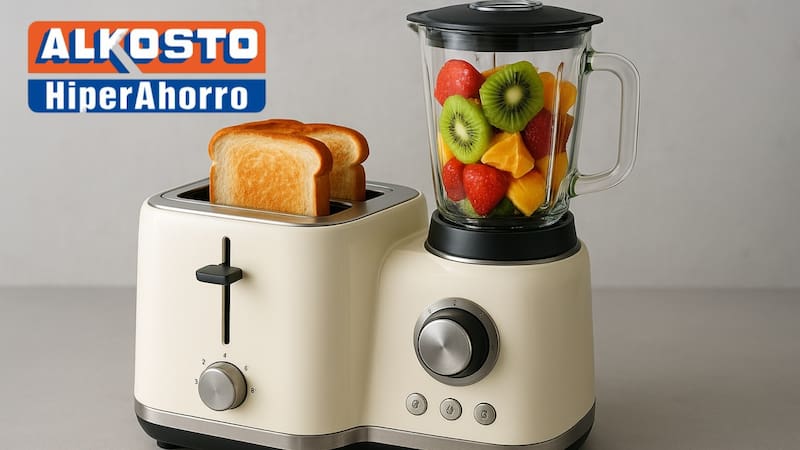 El combo de Alkosto que es furor: dos electrodomésticos para preparar comidas por menos de $400.000. (Imagen: ChatGPT/Alkosto)