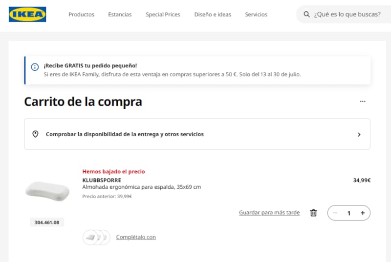 La almohada más buscada se consigue en Ikea: es ideal para combatir los dolores de espalda y se consigue en descuento.