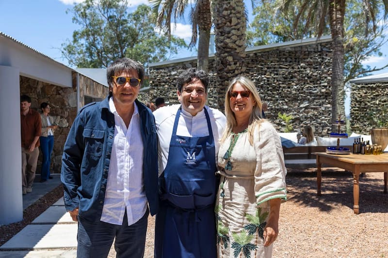 Gustavo Scaglione fue uno de los empresarios que participó de la jornada marcada por un exclusivo almuerzo diseñado y ejecutado por Colagreco