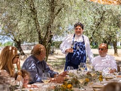 Mauro Colagreco fue anfitrión de un almuerzo en Uruguay