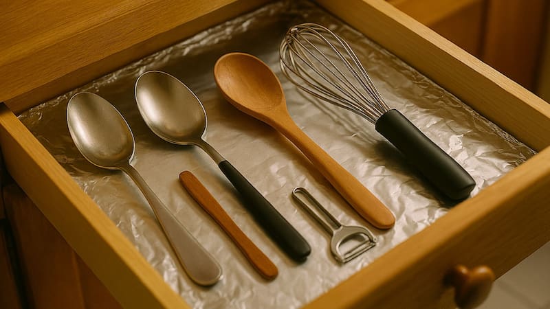 Poner papel de aluminio en los cajones de la cocina | Para qué sirve y por qué miles de personas lo hacen. Foto (Archivo)