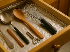 Poner papel de aluminio en los cajones de la cocina, para qué sirve y por qué miles de personas lo hacen