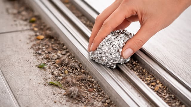 Es tendencia | Para qué sirve poner papel aluminio en los rieles de las ventanas y por qué lo recomiendan