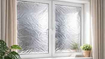 Un arquitecto analiza las ventanas cubiertas con papel de aluminio, contra el calor: “Es una solución de emergencia, económica y superficial”