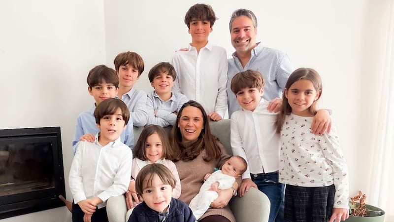 Ana, madre de 10 hijos en España.