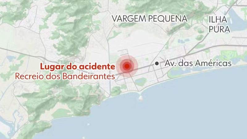 El mapa muestra dónde cayeron helicópteros.