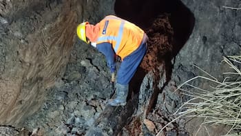 Pérdida de crudo en oleoducto de ruta Interbalnearia requirió trabajo inmediato y suspensión de bombeo